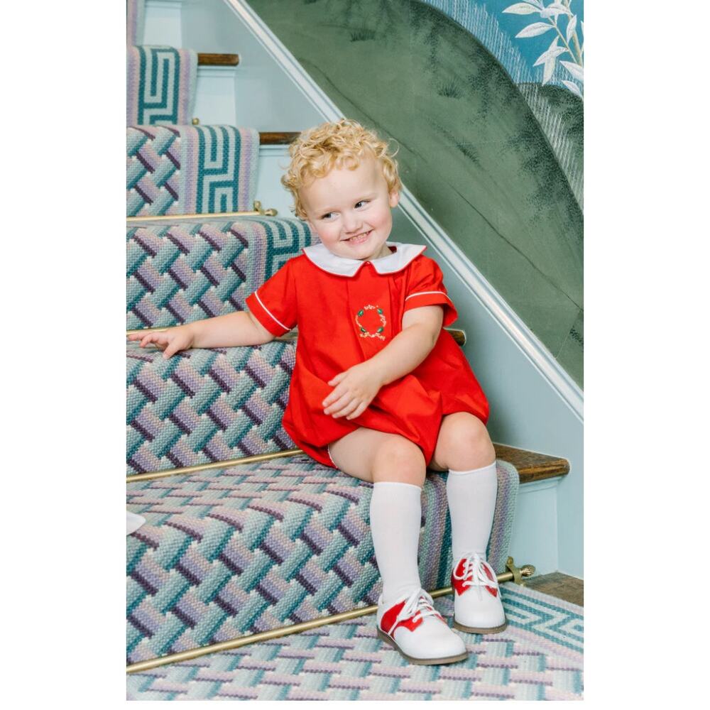 The Proper Peony Yuletide‎ Boy Bubble NWT size 9mo,